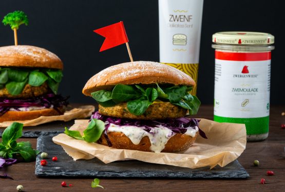 Zwergenwiese Brokkoli-Hanf-Burger