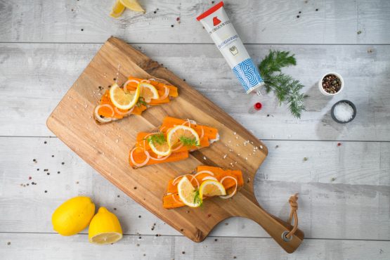 Rezept vegane Lachs-Stulle Zwergannaise