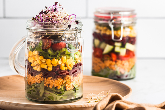 Rezeptbild Schichtsalat mit Streich